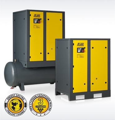Винтовые компрессоры серии AirStation производительностью до 2,3 кубических метров в минуту